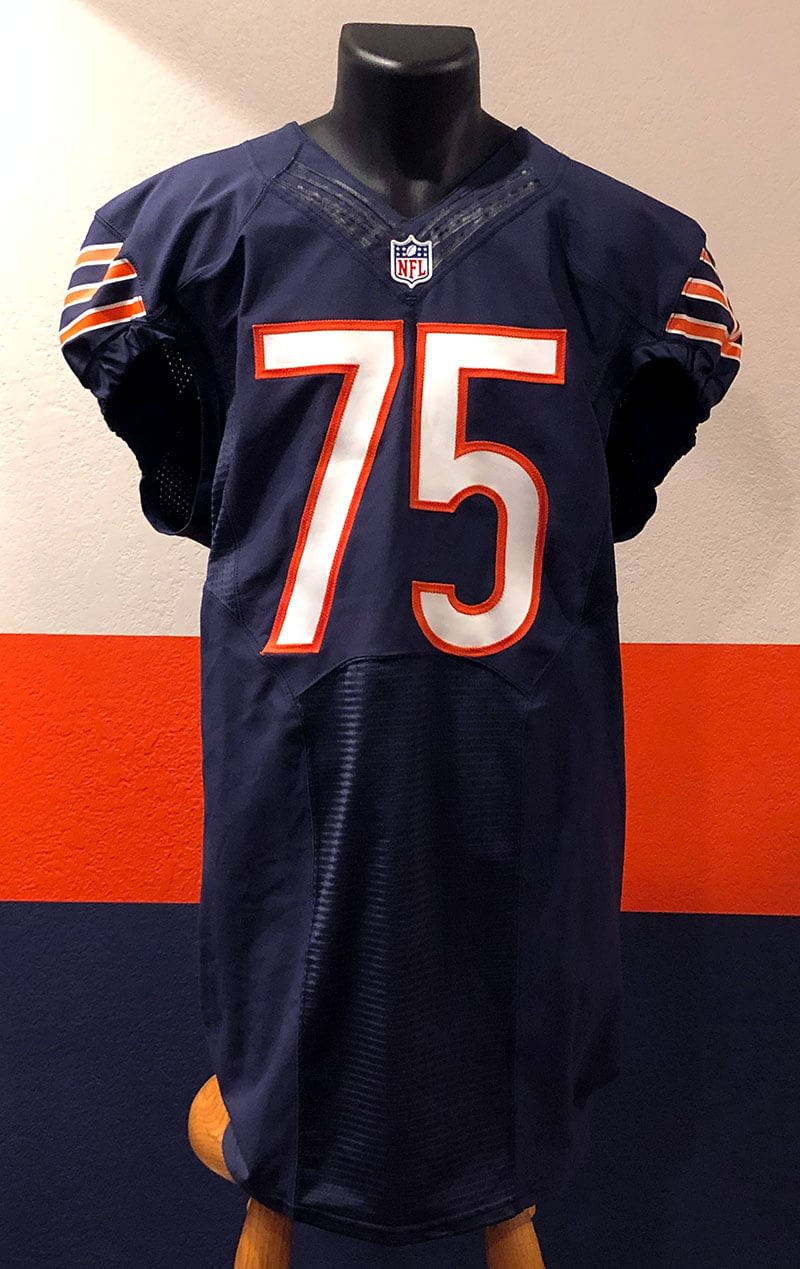 Team issued Kyle Long Chicago Bears Jersey